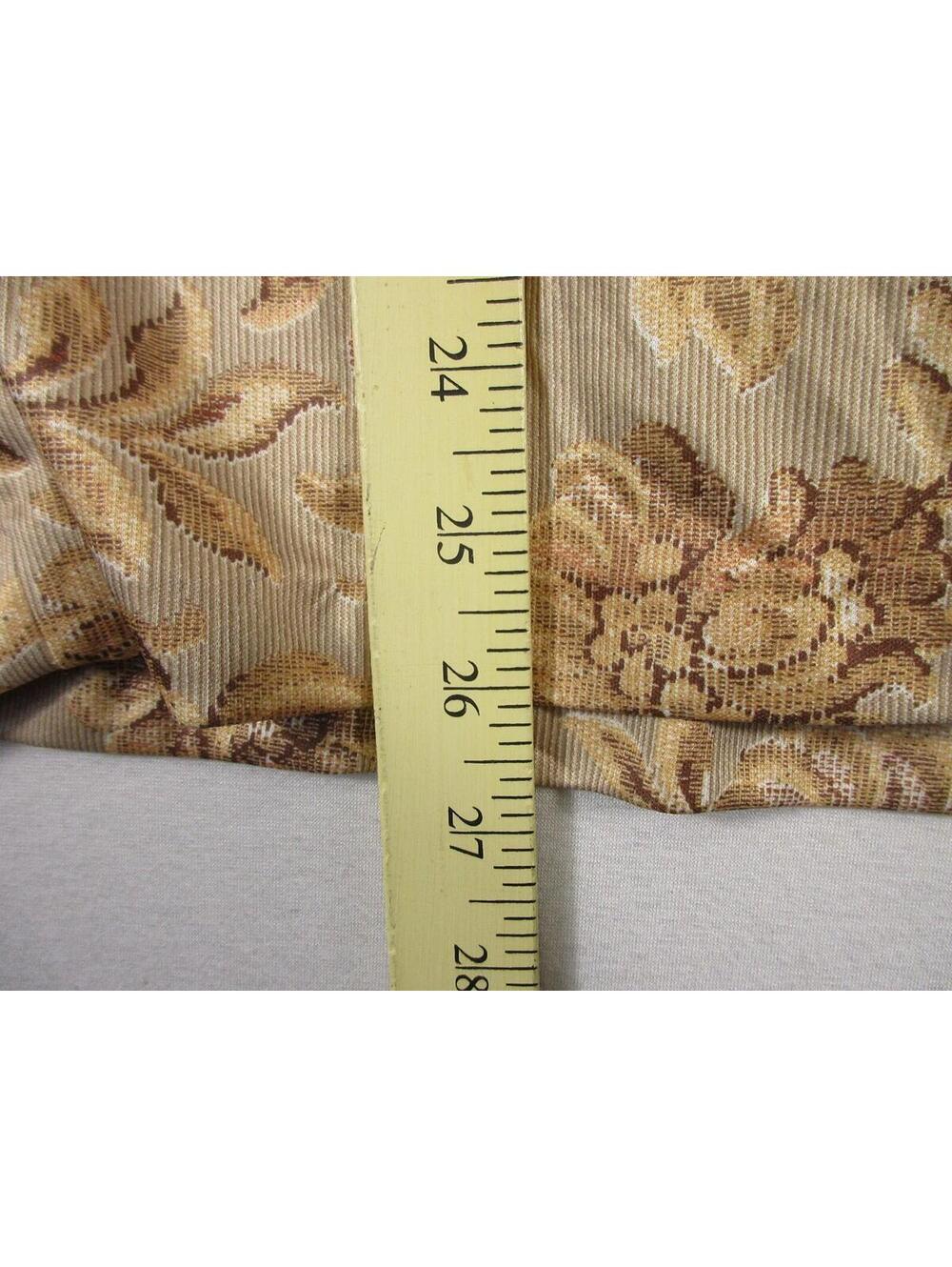 Carol Henry Womens Stretch Floral Blouse Long Sleeve Collared Size 36 Beige - Picture 3 of 6